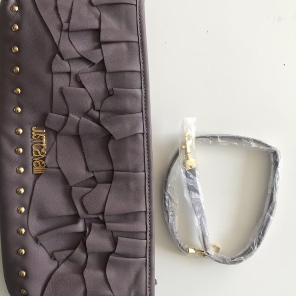 Authentic Just Cavalli Leather clutch - Picture 5 of 8